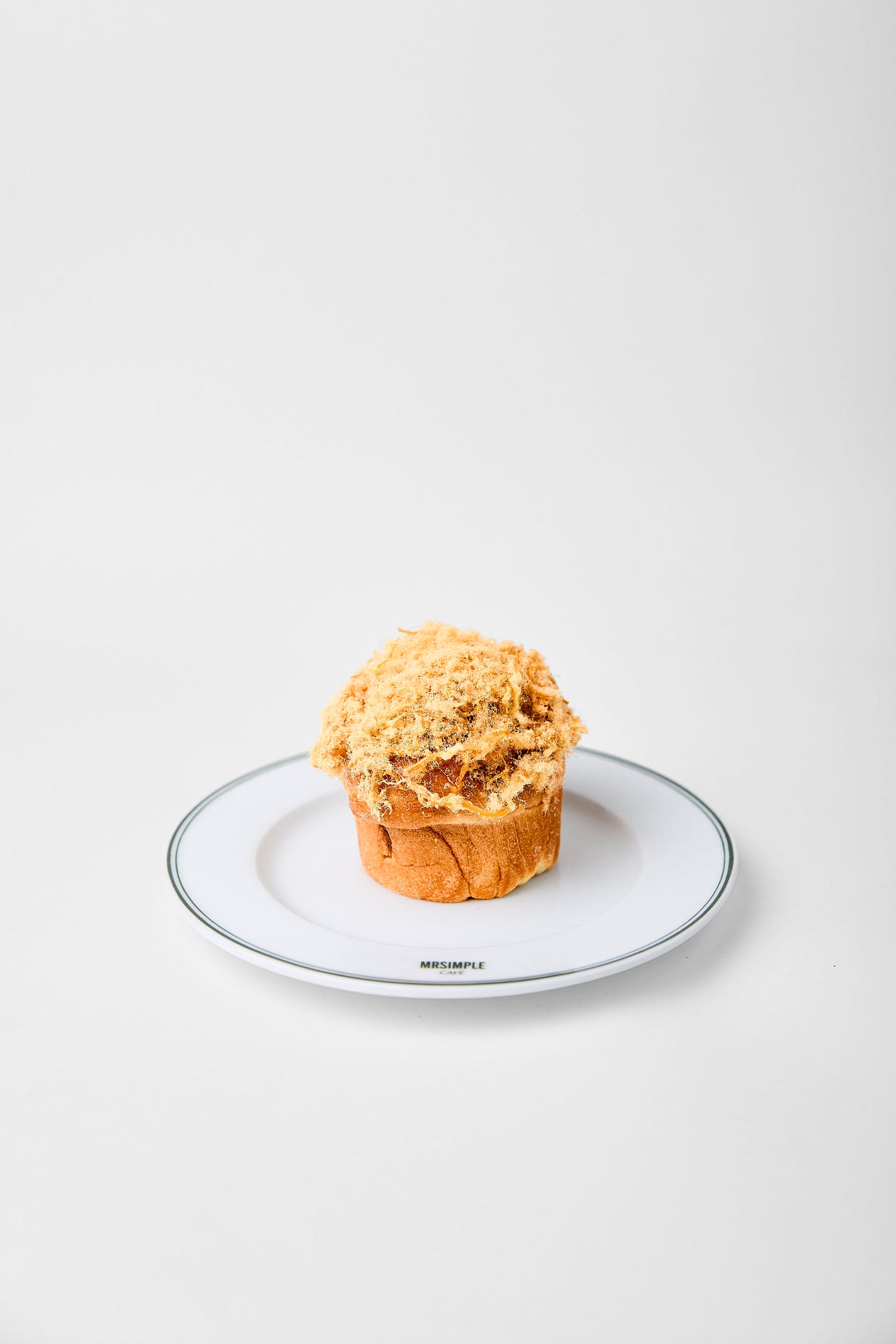 BÁNH CUỘN LEN TRỨNG MUỐI CHÀ BÔNG | SALTED EGG WOOL ROLL BREAD WITH PORK FLOSS