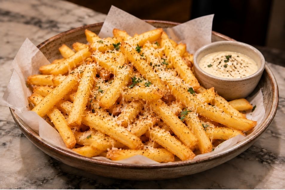 KHOAI TÂY CHIÊN NẤM TRUFFLE | TRUFFLE FRIES