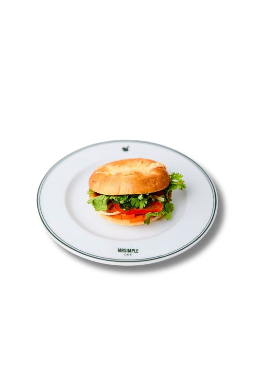 BURGER PHÔ MAI NƯỚNG, PÂTÉ & JAMBON | PÂTÉ & HAM CHEESE BURGER
